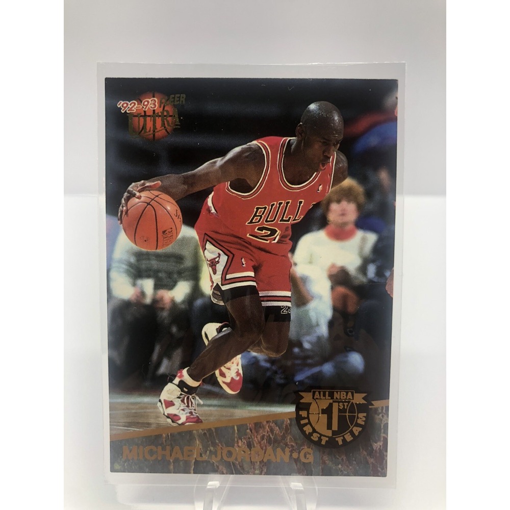 Michael Jordan 92-93 Fleer Ultra All NBA First Team Chicago Bulls No 4 Of 15